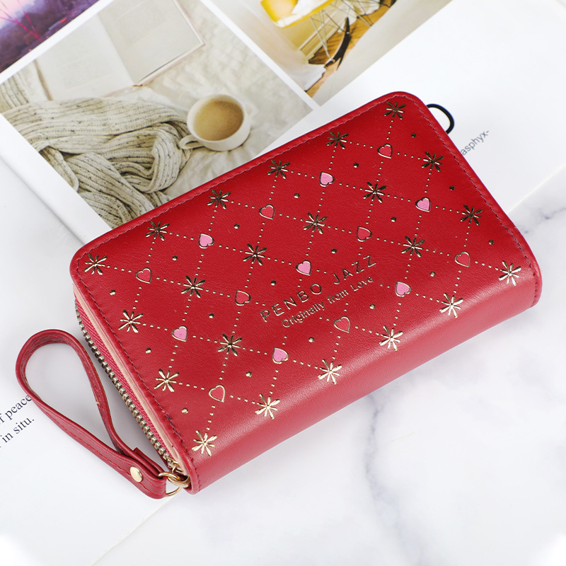 2022 New Ladies' Purse Medium Women's Fashion Large Capacity Pu Wallet Small Wallet Women's Handbag in Stock