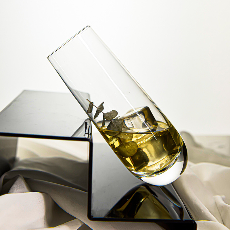 莫吉托鸡尾酒杯子玻璃椭圆形果汁杯家用杯具大毫升喝水杯批发零售