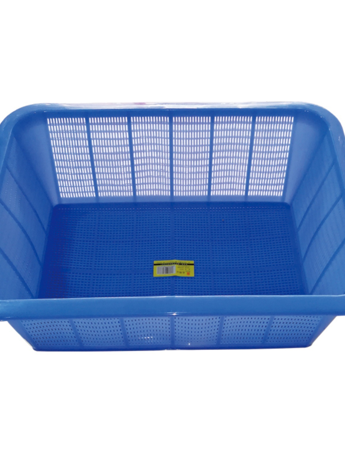 btv4密眼漏水篮塑料装菜篮子长方形漏网加厚收纳筐大号小孔网框全