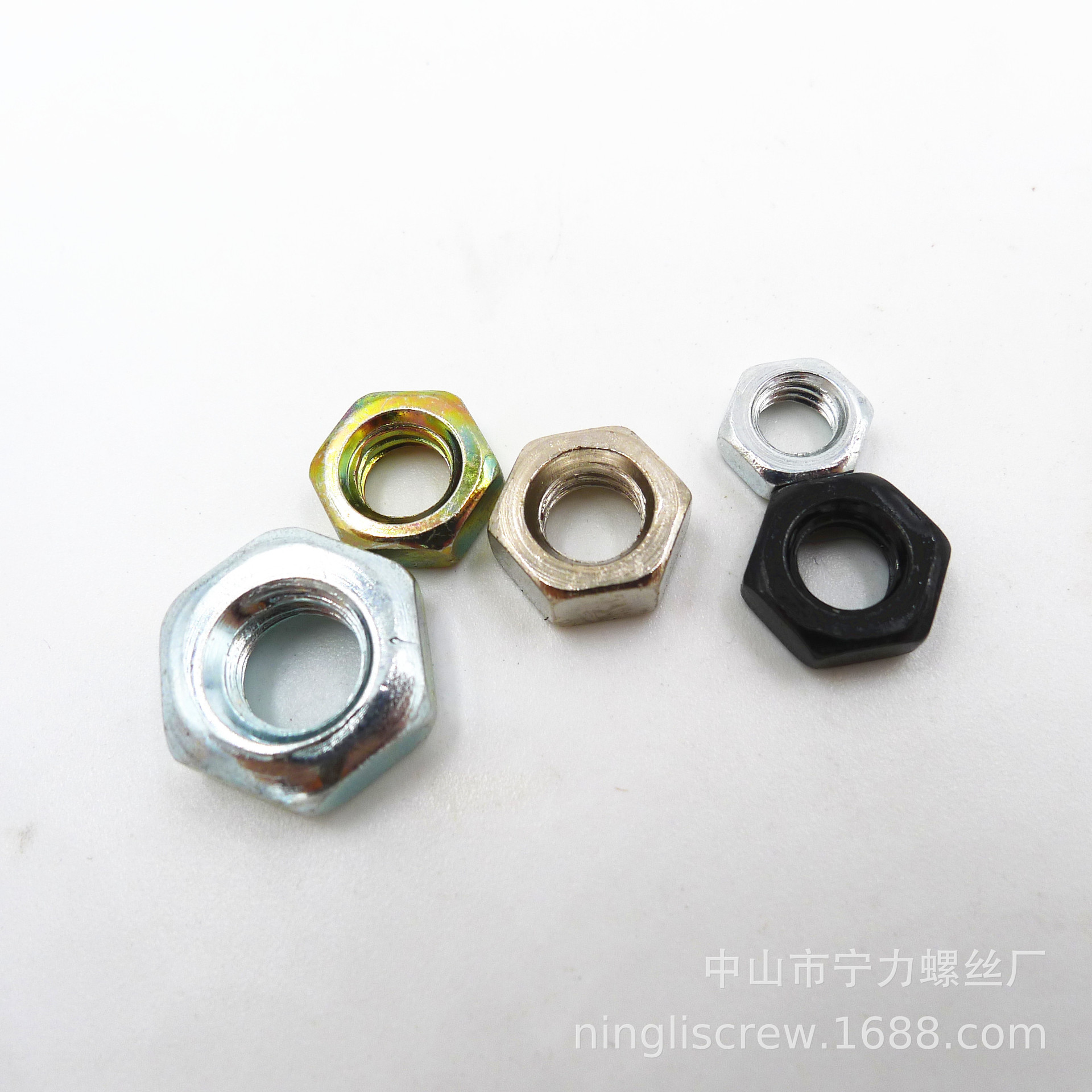 六角螺母 M1.6-M20反细牙 304不锈钢螺帽 高强度螺母 手拧螺母厂