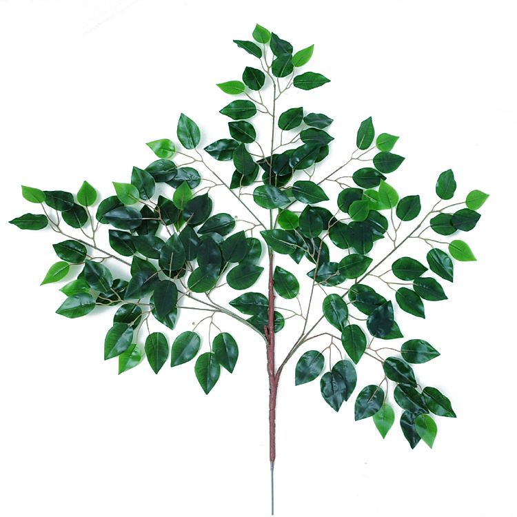 Imitative Tree Branches and Leaves Greening Fake Imitative Tree Leaves Garden Engineering Ornamental Branch Performance Props Lamination Ficus Twig