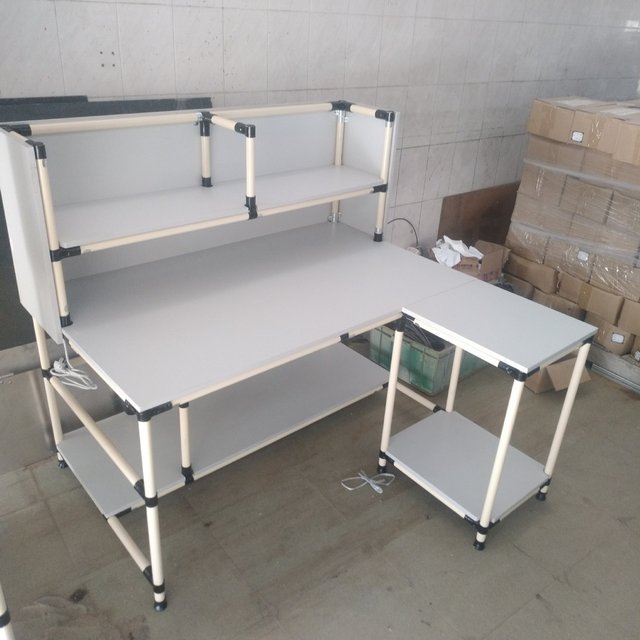 精益管车间桌子超净操作台无尘车间带灯工作台中山厂家供应-阿里巴巴