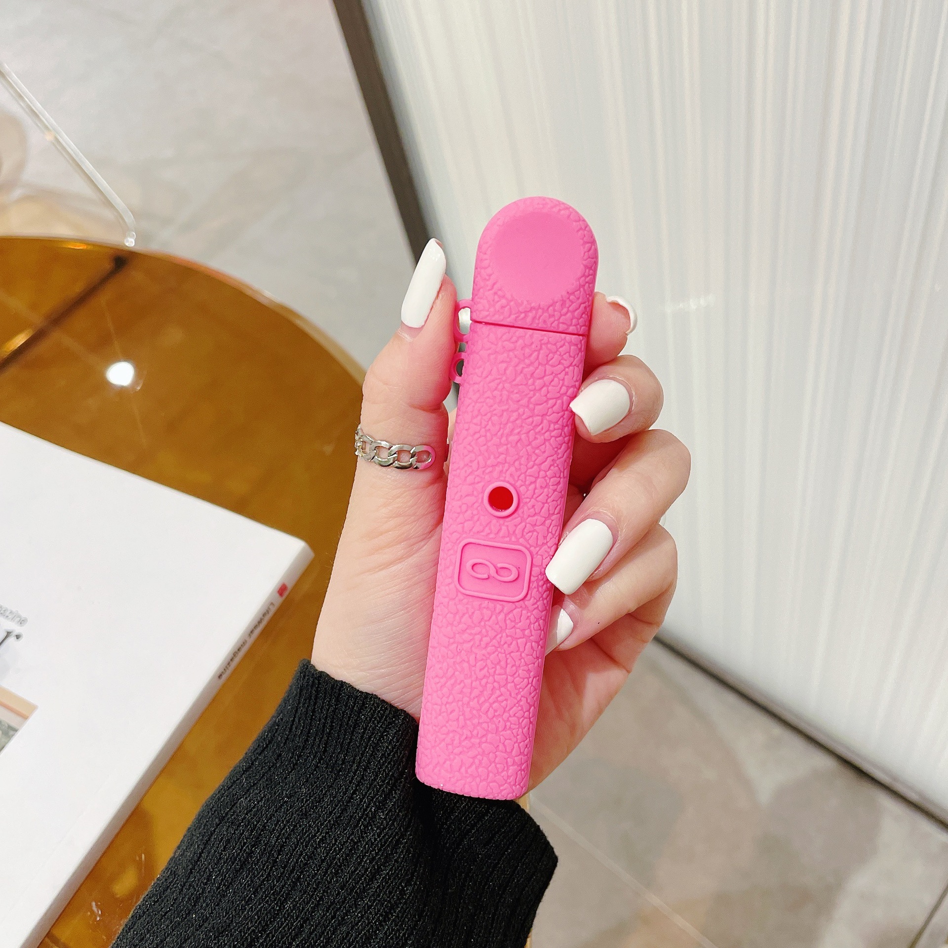 适用于relx4代皮纹硅胶套锐克电子器烟套四代无限锐克4悦客relax