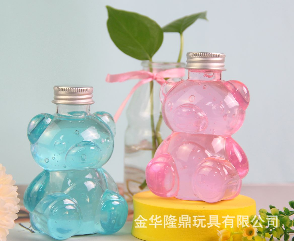 Internet Celebrity Fake Water Toys Crystal Mud Children's Slime Snot Bear Fake Water Factory Direct Sales