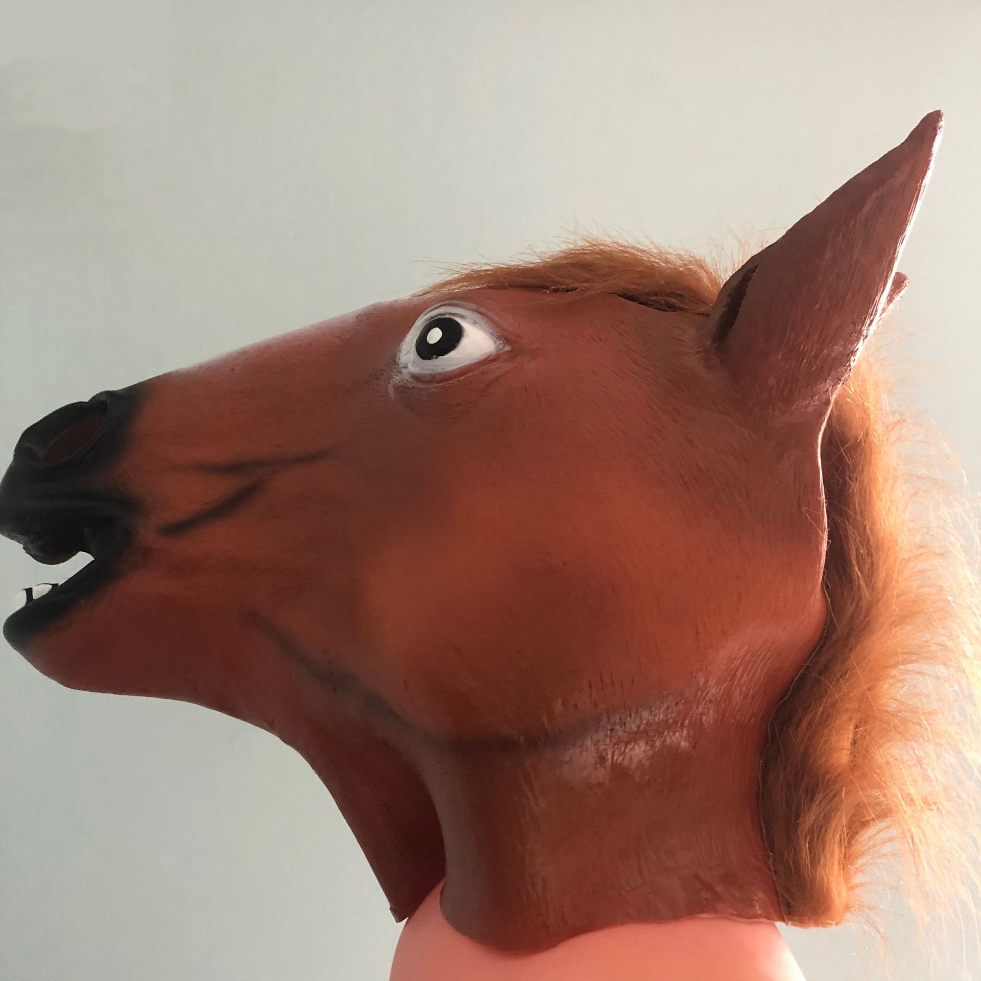 马头面具 cosplay化妆舞会搞怪搞笑万圣节马头动物面具头套犬马君