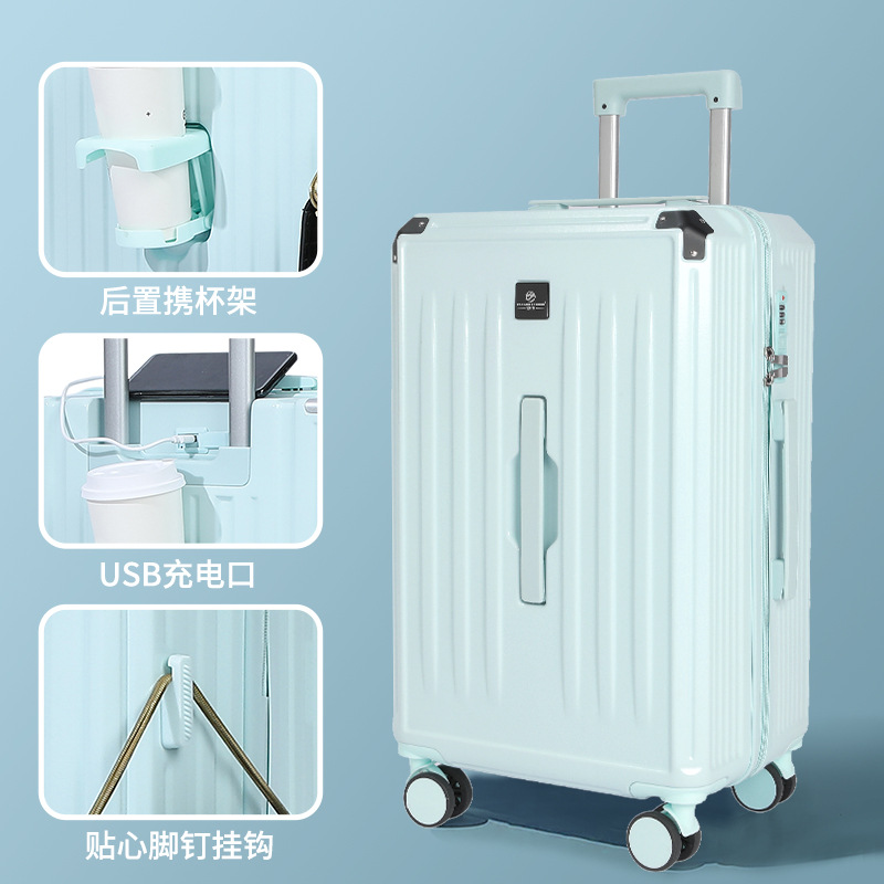 超大容量加厚时尚行李拉链28寸运动男拉杆箱托运旅行女静音万向轮