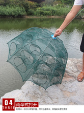 折叠伞神器笼捕鱼渔网笼鱼网只进不出虾笼捕虾笼鱼笼地网笼捕鱼笼