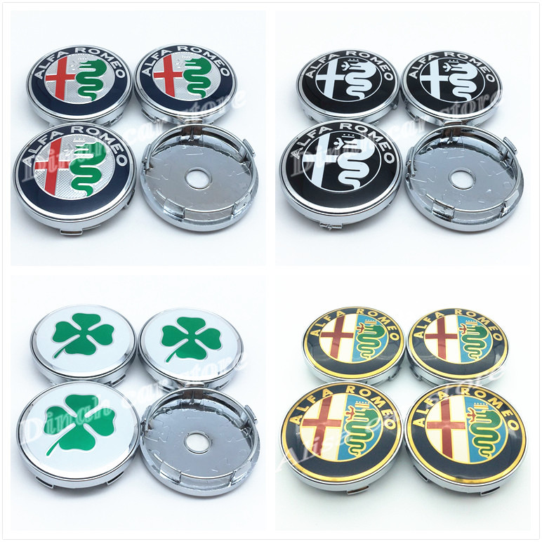 适用于阿尔法罗密欧 朱丽叶 gt 汽车徽章车标 60mm轮毂中心盖贴纸
