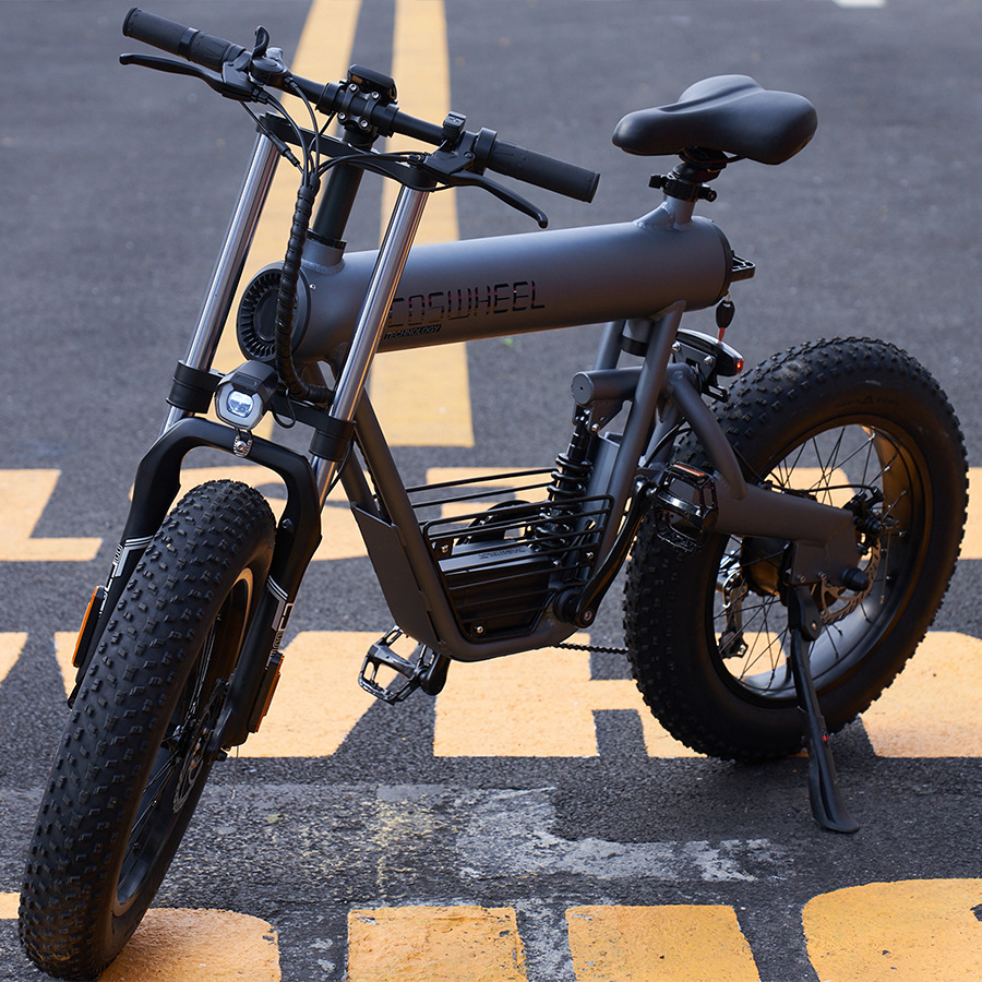 coswheel 500w锂电池越野电动自行车助力代步车沙滩山地车摩托车