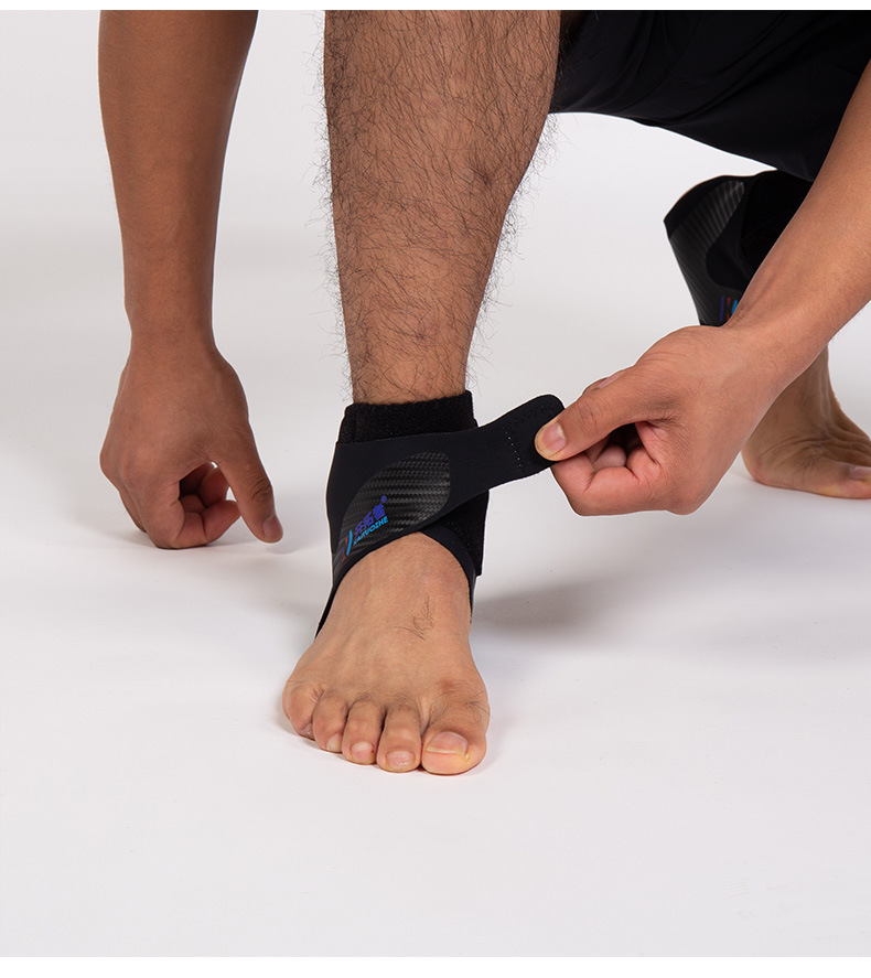 运动护踝绑带加压缠绕护踝透气脚踝护踝防护弹力护踝骑行登山护具