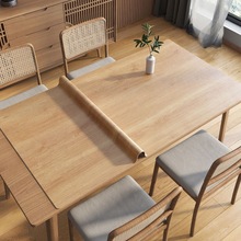 仿实木纹餐桌垫轻奢感防烫原木色茶几桌面保护垫桌布直发厂家大促