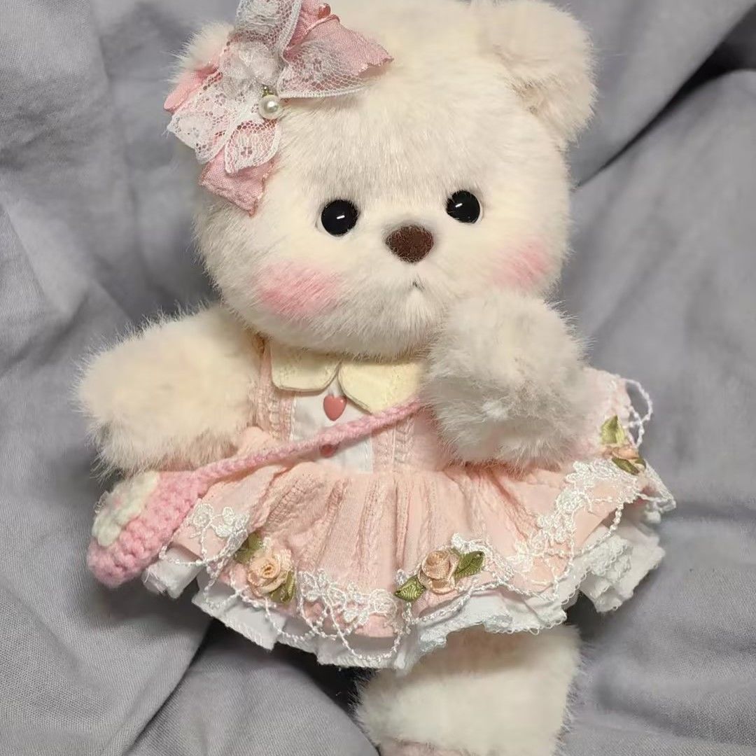 小熊变装玩偶关节可动布娃娃可爱超萌毛绒玩具生日礼物儿童女生