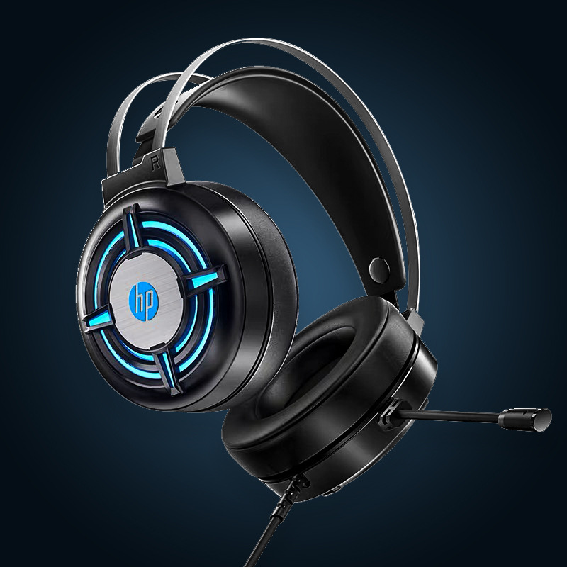 惠普h120g电脑耳机7.1头戴式吃鸡听声辨位适用电竞游戏耳麦带麦