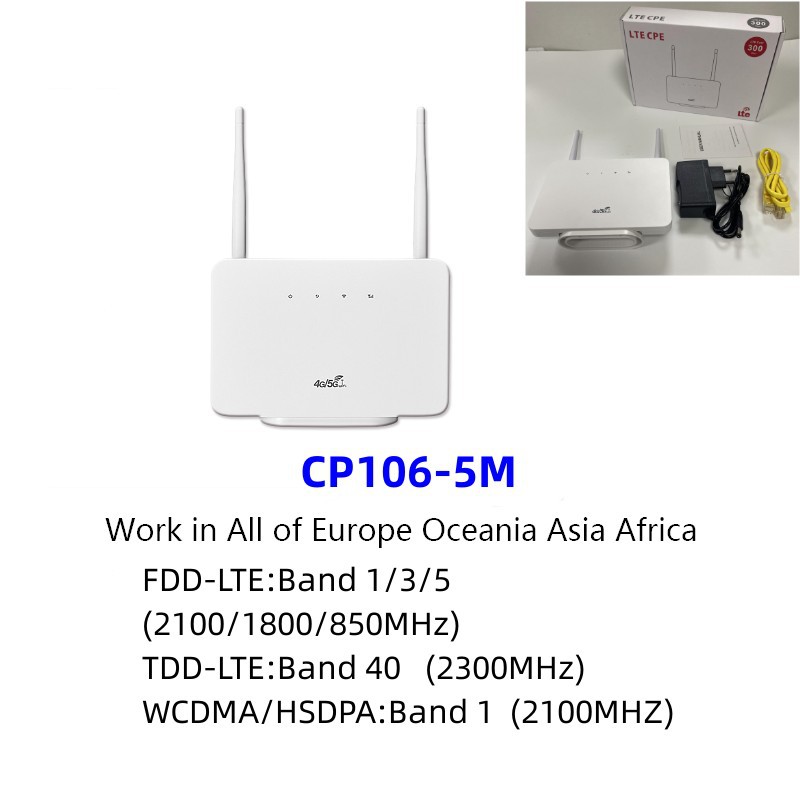 cpe106家用4g路由器穿墙wireless cpe路由器wifi router插卡式lte