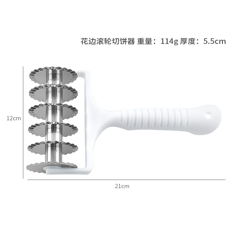 Factory Wholesale Roller Needle Pizza Puncher Carving Cutter Noodles Cut Pizza Wheel Knife Plastic Baking Tool