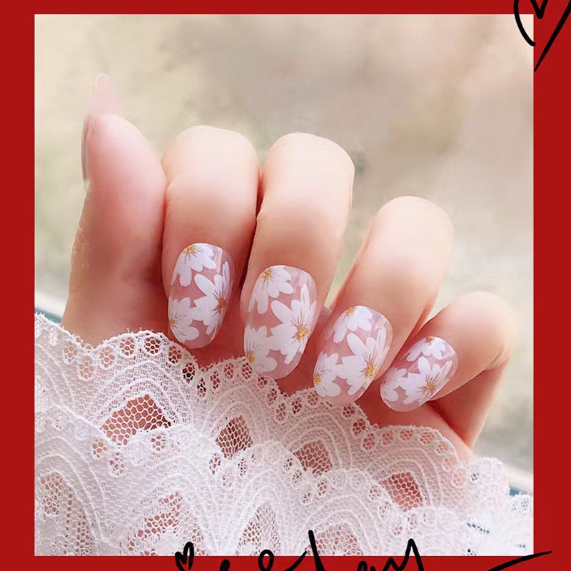 Wearable Nail Finished Product Nail Stickers Collection Multiple Removable Strips Nail Tip Fake Nails Finished Nail Beauty Nails