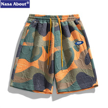 NASA美式篮球短裤男夏季宽松运动五分裤潮牌高街休闲时尚百搭裤子