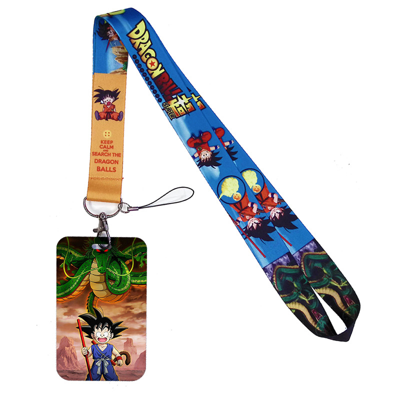 日本动画七龙珠悟空亚马逊工作证银行卡卡套带挂绳展会工作牌胸牌