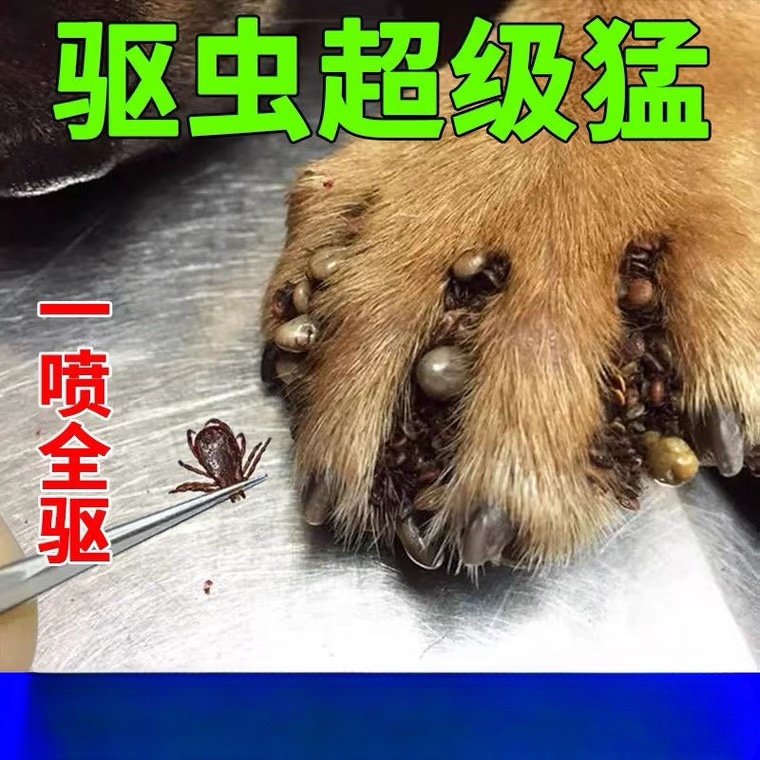 宠物驱虫喷雾一掉狗狗药去跳蚤虱子蜱杀剂猫体外直销厂家代发批发