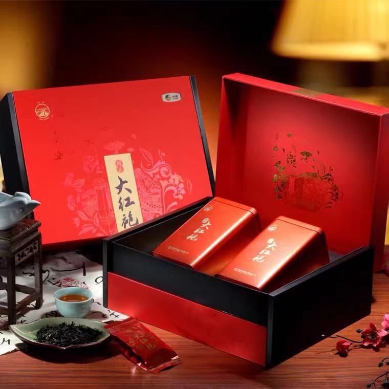 中茶厦门海堤茶叶at679大红袍礼盒岩茶茶礼200g
