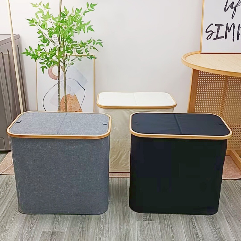 bedroom with lid laundry basket household dirty clothes storage basket folding dirty clothes basket large capacity toy storage box new