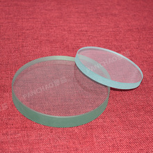 圆形耐高温钢化玻璃视镜镜片隔热光学玻璃片直径335mm厚度3-20mm