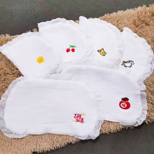 新生儿枕巾枕头初生婴儿平枕10层棉纱布吸汗透气四季通用婴儿跨境