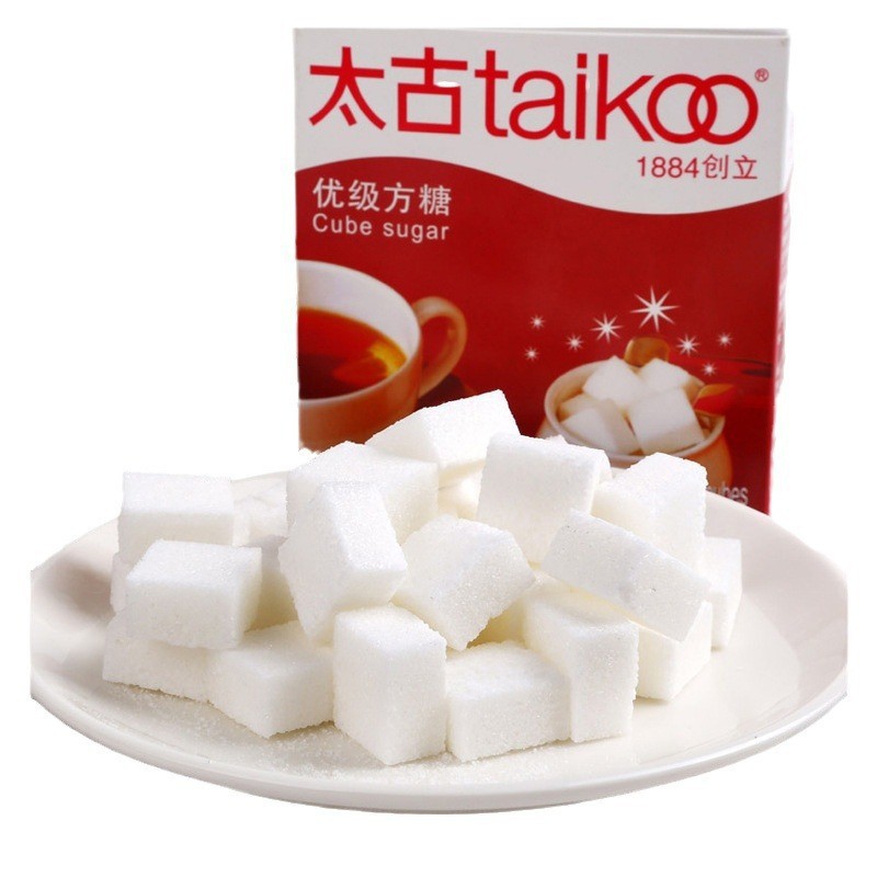 太古优级方糖454g食糖咖啡糖块白糖速溶咖啡奶茶伴侣白砂糖袋装