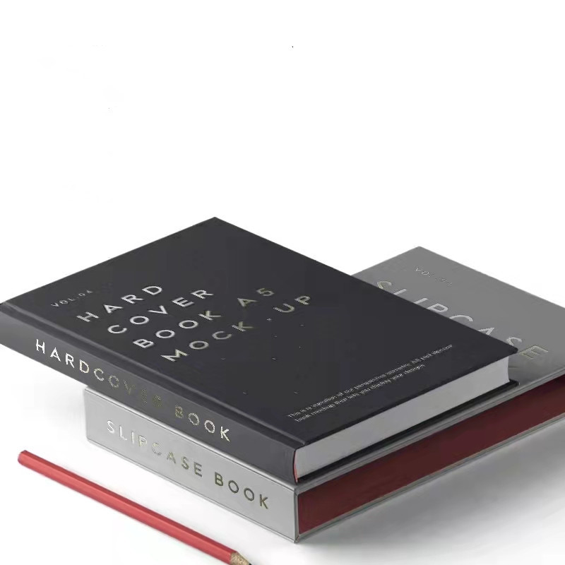 明星精装画册印刷 硬壳圆脊精装书印刷黑白书 个人出书作品集印刷