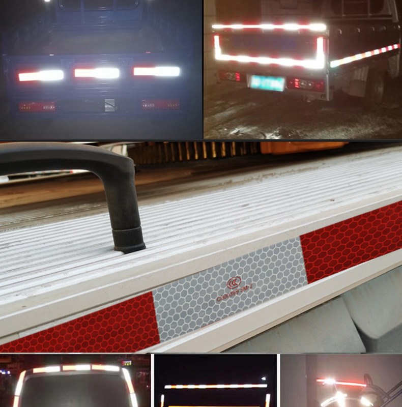 3m933车身反光膜汽车警示反光带防水防晒夜光货车挂车3m反光贴