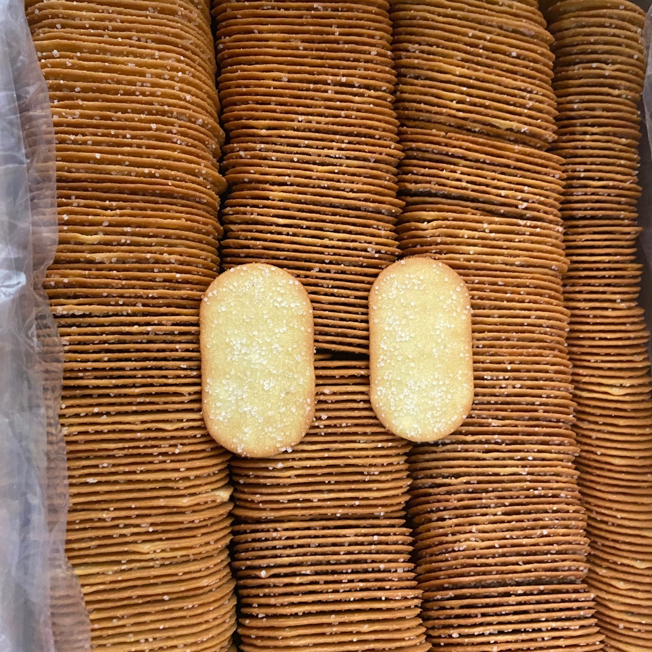 润德康 好口味薄脆饼干 9.5斤散装整箱批发 可口香脆小吃零食食品