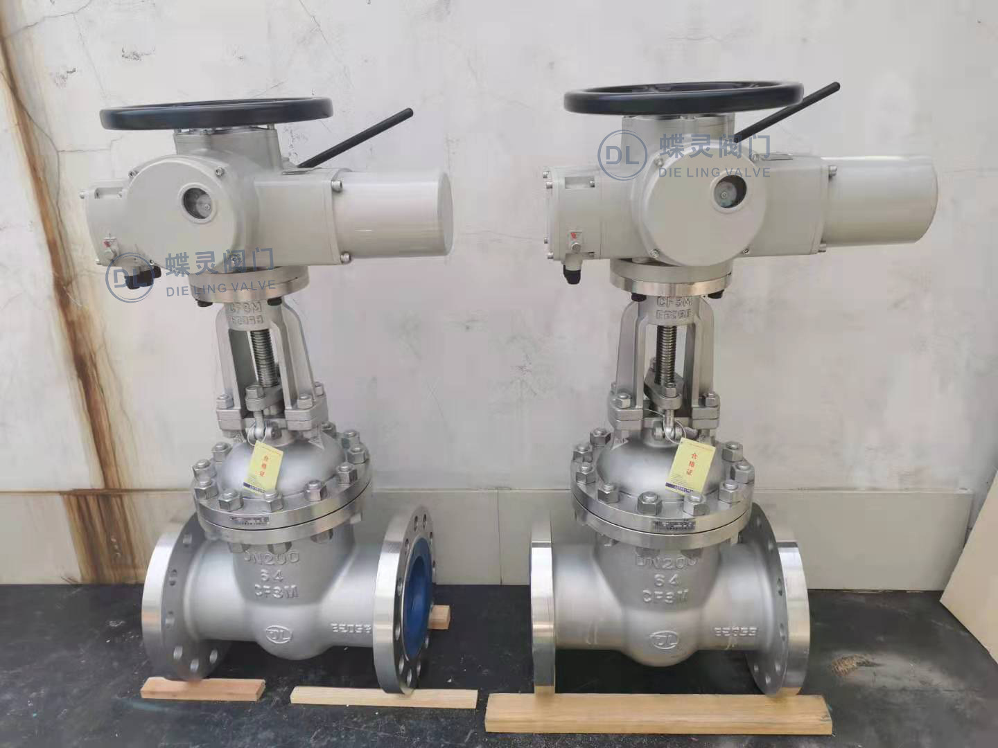 蝶灵z941w-25p dn400电动闸阀 304不锈钢 ac380v电动法兰闸阀