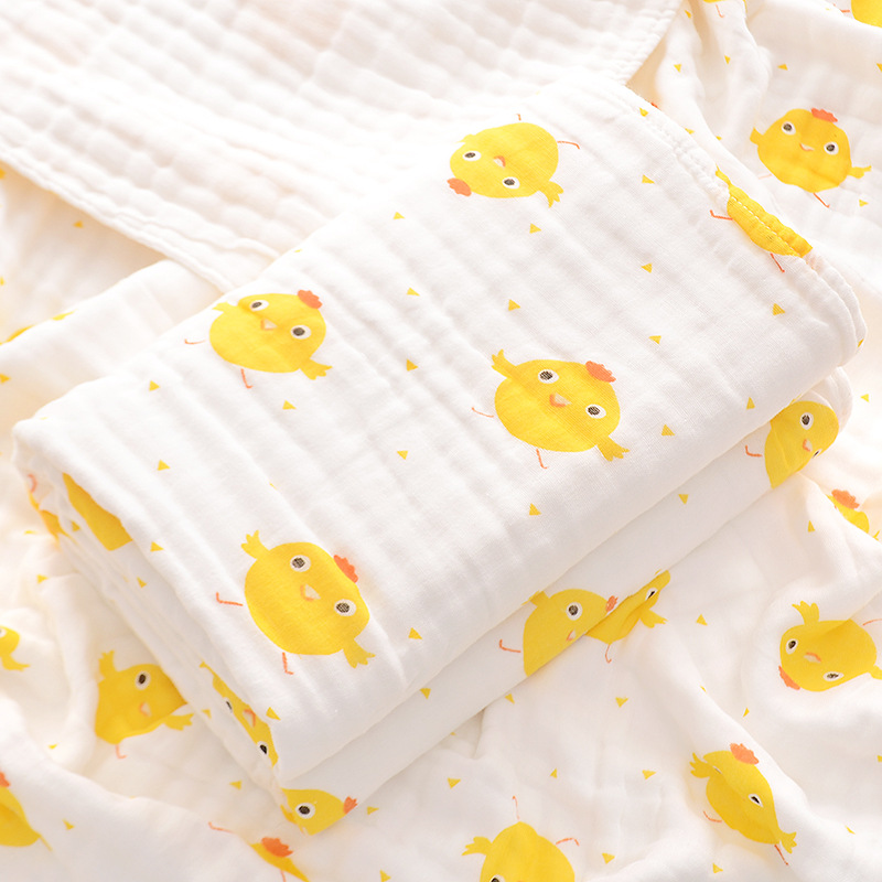 Baby's Bath Towel Cotton Six-Layer Gauze Baby Supplies Newborn Baby Child Cover Blanket Newborn Quilt One Piece Dropshipping