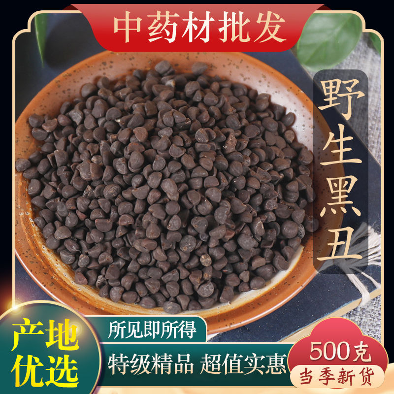 药材特级黑丑 黑丑粉 二丑 黑牵牛 喇叭花子牵牛子