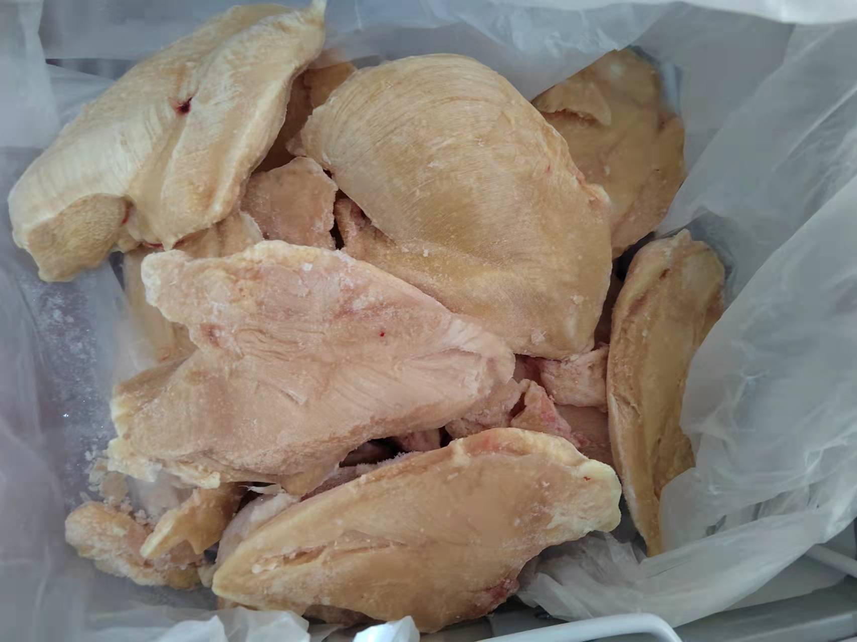 鸡胸肉20斤冷冻去皮代餐鸡肉鸡脯肉鸡大胸批发家商用