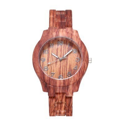 new bamboo pattern fashion numbers creative anti-steel belt men‘s and women‘s watch fashion wooden ebony hot quartz watch