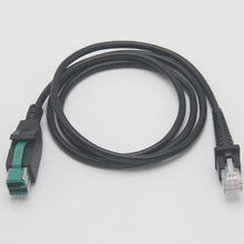 定制12V Powered USB转RJ50打印机线适用于POS终端系统