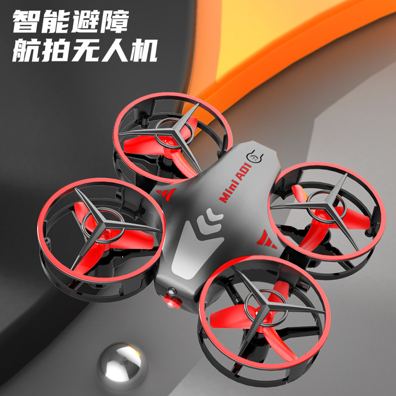 跨境亚马逊迷你无人机航拍四轴飞行器遥控飞机ufo玩具智能避障
