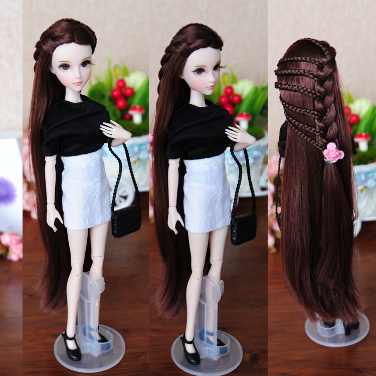 6分心怡娃娃 doll欣妍开眼改妆娃头手绘成品娃礼物柜台摆件芭芘