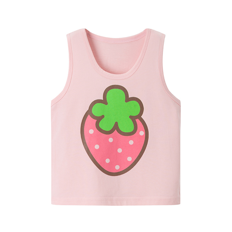 女童背心男婴儿纯棉小儿童宝宝夏季背心无袖薄款0岁3内穿童套装童