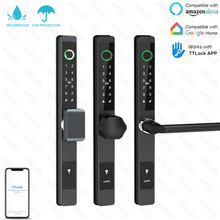 Waterproof electronic fingerprint card smart door lock