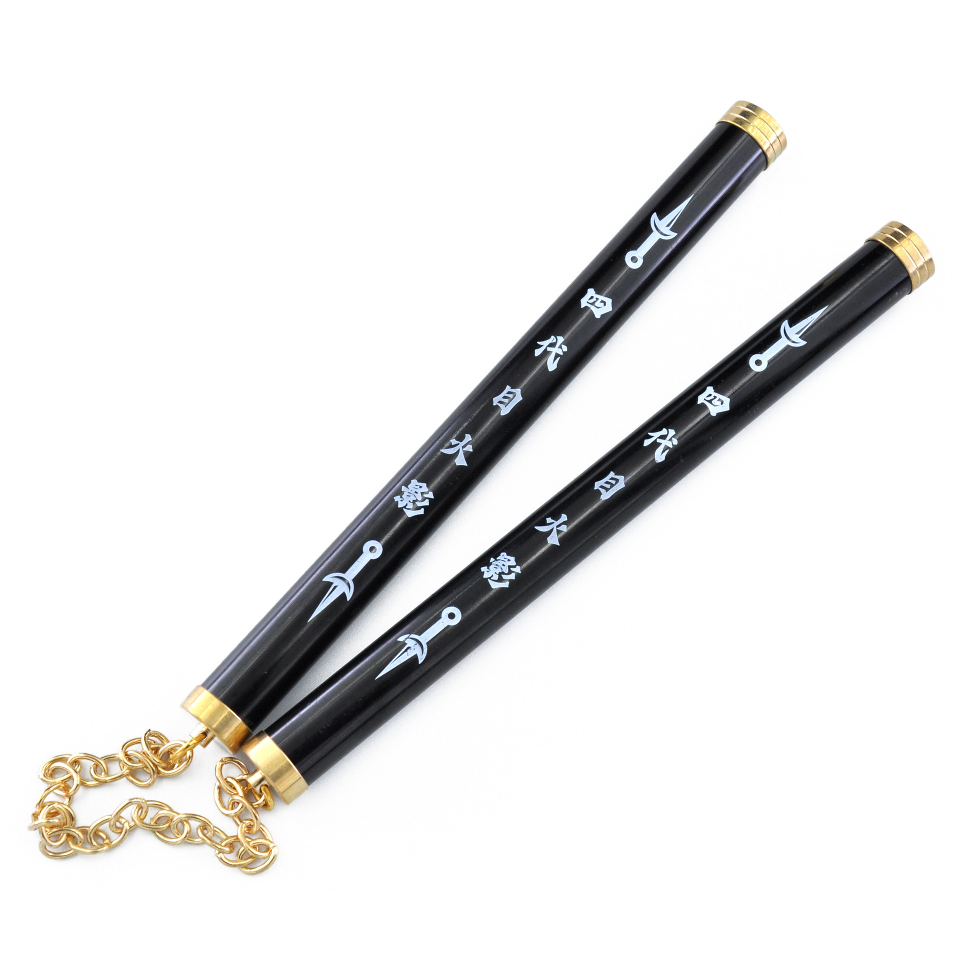 动漫至尊宝海贼魔刀千刃蓝银草金龙火影合金双截节棍儿童玩具模型