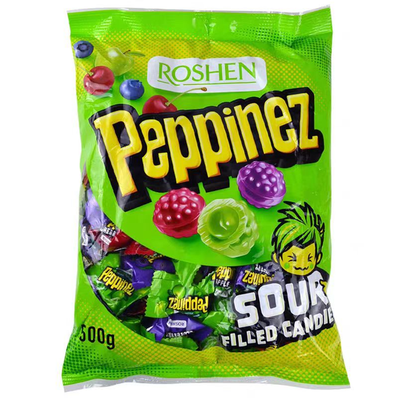 乌克兰进口俄罗斯食品如胜什锦水果味酸爆糖 500g/袋 休闲-阿里巴巴