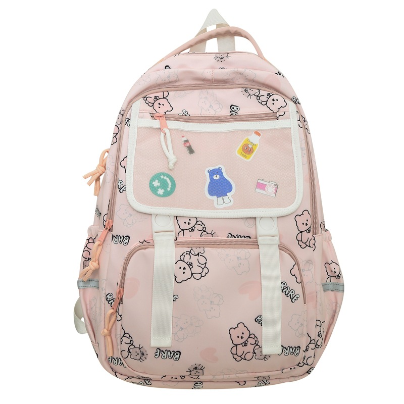 Large Capacity Schoolbag Girls Wild High School Students College Students' Backpack Good-looking Junior High School Children School Bag Wholesale