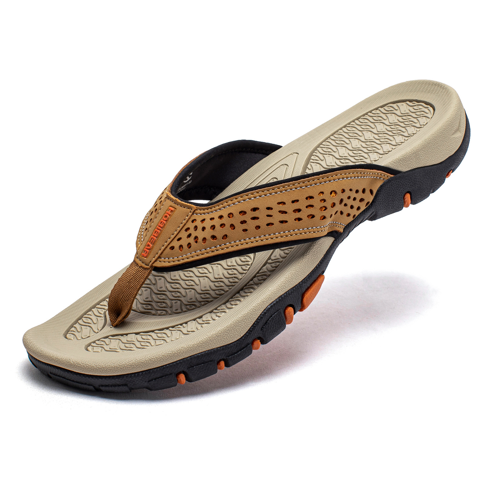 Cross-Border Flip Flops Men's Summer Slippers Amazon Large Size Fashion Shoes Outdoor Beach Shoes Men's Flip-Flops