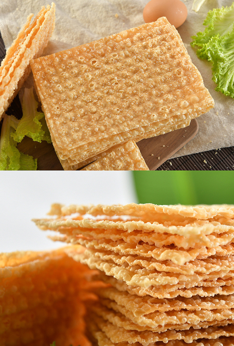 煎饼果子薄脆山东杂粮煎饼脆皮专用脆饼脆片香酥麻叶片商用