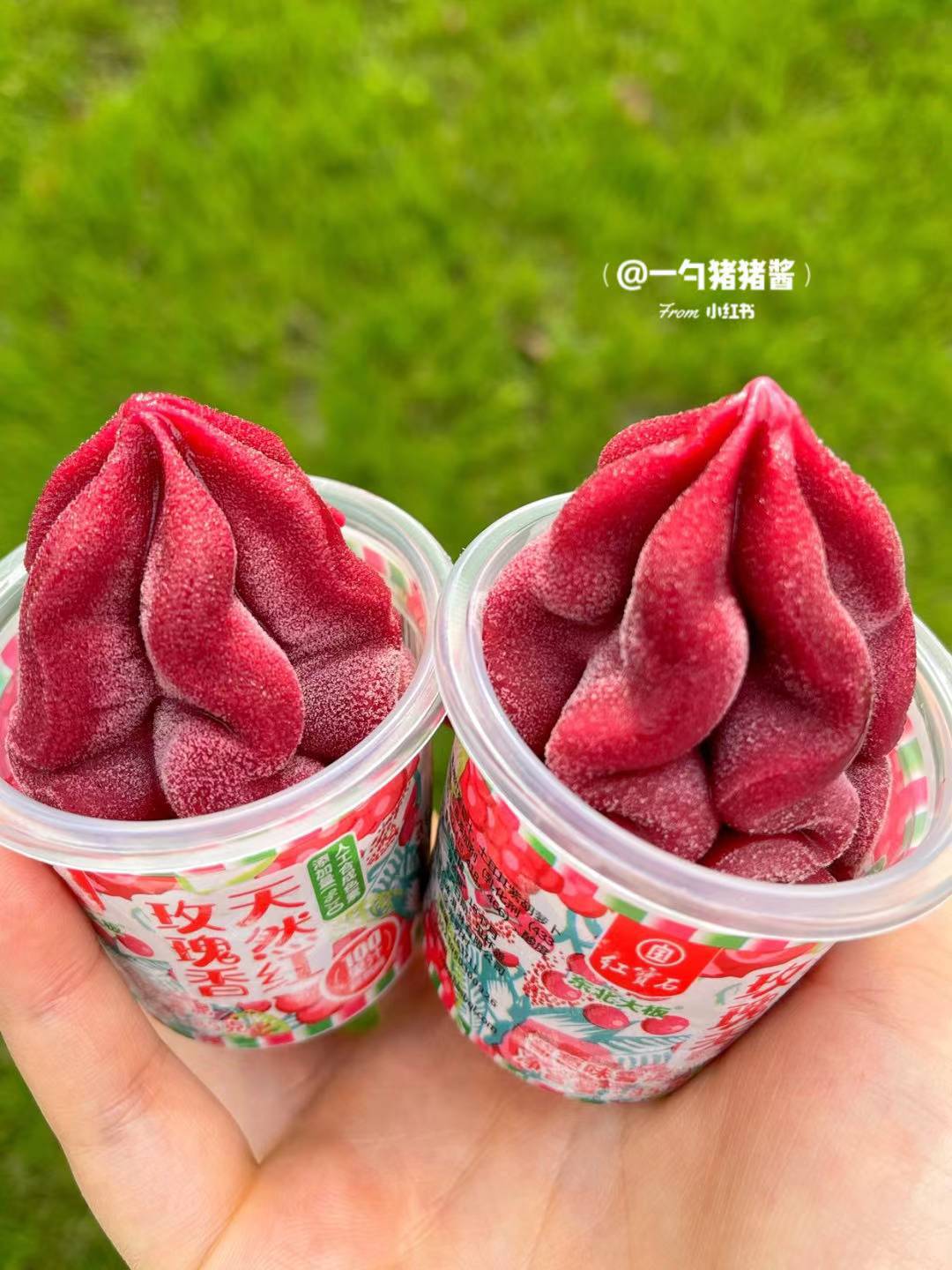 东北大板红宝石葡萄雪泥55g 抖音爆款雪糕冰淇淋