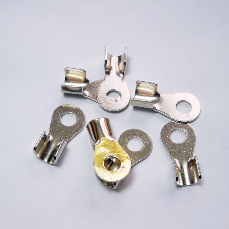 汽车电瓶马达启动机搭铁线接头线尾铜鼻子大号ot端子纯铜线耳400a