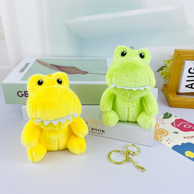 可爱卡通小鳄鱼毛绒玩具挂件网红公仔抓机娃娃玩偶书包挂饰钥匙扣