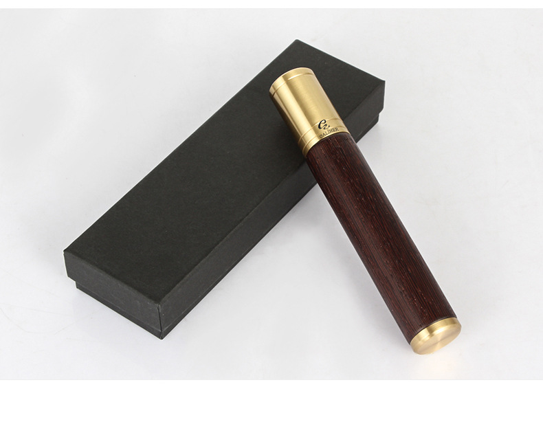 单支雪茄管旅游便携雪茄铝管雪茄烟管金属密封雪茄保湿管礼盒装